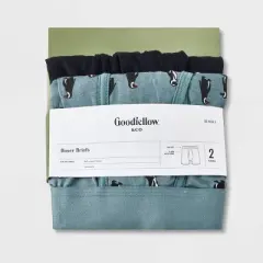 Men's Penguin Print Boxer Briefs 2pk - Goodfellow & Co&trade; Gray