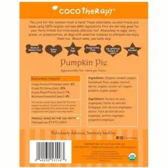 CocoTherapy Coco-Charms Training Dog Treats-Pumpkin Pie 5oz