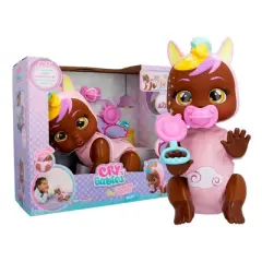 Cry Babies Crawling Miley Interactive Baby Doll with 35+ Realistic Baby Sounds