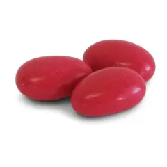 Red Jordan Almonds by Its Delish, Sugared Almond Nut with Sweet Hard Candy Coating
