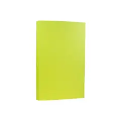 JAM Paper Legal 65lb Colored Cardstock 8.5 x 14 Coverstock Ultra Lime Green 16730929