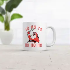 Crazy Dog Yo Ho Yo Mug Funny Xmas Party Santa Pirate Joke Cup-11oz