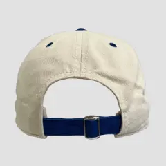 Men's Two Tone LA Baseball Hat - Cream/Navy Blue