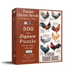 Sunsout Popular Chicken Breeds 500 pc Jigsaw Puzzle 66409