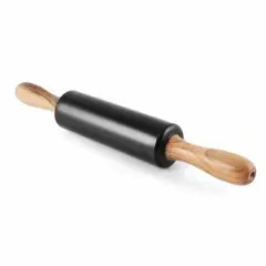 Inox Artisans Dolce Black Marble Wood Rolling Pin
