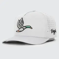 Waggle Hat Decoy: Light Gray Adult Animal Icon Trucker Style