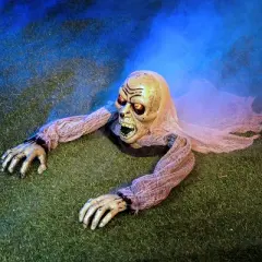 Joyfy Groundbreaking Zombie Halloween Decoration, Climbing Zombie with Sound and Flashing Eyes, Halloween D&eacute;cor for Outdoor Indoor
