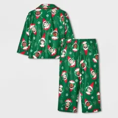 Toddler The Elf on the Shelf Christmas Coat Pajama Set - Green