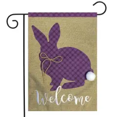 Briarwood Lane Easter Garden Flag 12x18 For Outdoor Cottontail Rabbit Spring Burlap For Easter Garden Flag Flags For Outside
