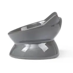 Park Life Designs 2c Oscar Tilt Cat Bowl - Gray