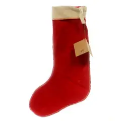 Primitives By Kathy 16.0 Inch Good Dog Stocking Christmas Holiday Stocking , Santa Jingle Bells Puppy (1PC)