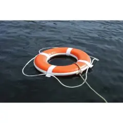 Taylor Made Foam Ring Buoy - 24" - Orange W/White Rope - Boat Equipment - 364_92.