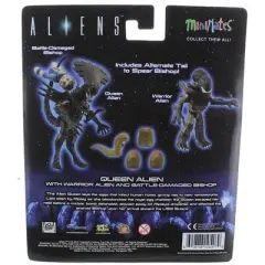 Diamond Comic Distributors, Inc. Aliens Deluxe Queen Alien with Warrior Alien & Battle-Damaged Bishop Minimates