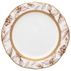 Noritake Charlotta Gold Set of 4 Harvest Accent Plates