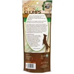 Pork Chomps Roasted Pressed Bone Chewy Treat Dog Treats - 4oz