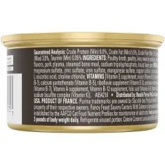 Purina Fancy Feast Savory Centers Pat&eacute; with Salmon and a Gourmet Gravy Center Wet Cat Food - 3oz/24pk