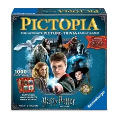Ravensburger Pictopia Harry Potter Edition Board Game: Trivia Game for 2-6 Players, Includes Cards & Coins, 25-45 Min Play