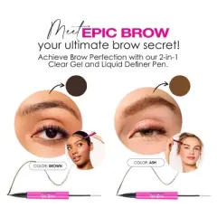 Epic Brow Liquid Brow Definer & Clear Brow Gel