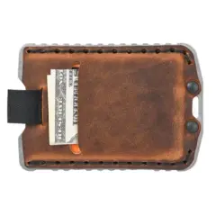 Trayvax Ascent Wallet - Raw Tobacco Brown