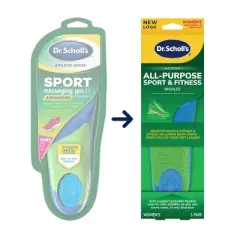 Dr. Scholl's All-Purpose Sport & Fitness Women's Trim to Fit Comfort Shoe Insole - 1 Pair  - Size 6-10