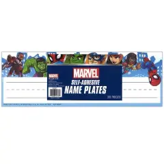 Eureka&reg; Marvel&trade; Super Hero Self-Adhesive Name Plates, Pack of 36