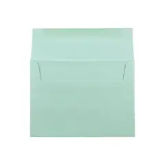 JAM Paper A7 Invitation Envelopes 5.25 x 7.25 Aqua Blue 1523985