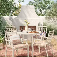 5' x 7' Sunset Moroccan Woven Tapestry Outdoor Rug Coral - Opalhouse&trade;