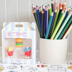 Daydream Society - Classic Combo Fast Food Erasers - Pack of 3 Erasers