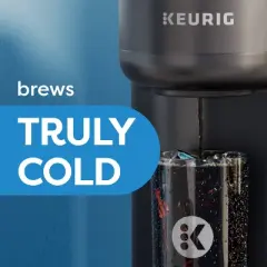 Keurig K-Brew+Chill Iced or Hot Single-Serve K Cup Coffee Maker Black: 70 oz Capacity, Electric, Uses Coffee Pods, Cold Brew, 9 Cup Capacity