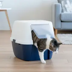 IRIS USA Hooded Cat Litter Box