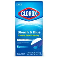 Clorox Rain Clean Scent Ultra Clean Toilet Tablets - 2.47oz/4ct