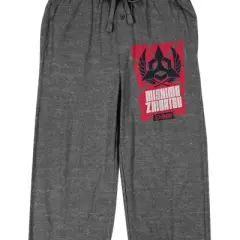 Tekken Mishima Zaibatsu Logo Men's Graphite Heather Sleep Pajama Pants