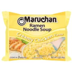 Maruchan Ramen Instant Noodle Soup 24 Packs, 4 Flavors - 6 Pack Beef, 6 Pack Roast Chicken , 6 Pack Creamy Chicken , 6 Pack Chicken