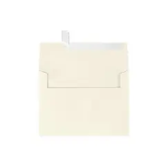 LUX A7 Invitation Envelopes 5 1/4 x 7 1/4 50/Box Natural Linen 4880-NLI-50
