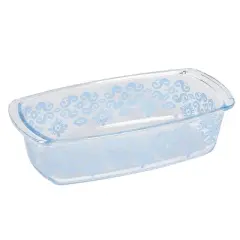 Spice By Tia Mowry 1.6 Quart Spicy Cloves Rectangle Glass Loaf Pan