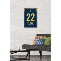 Trends International WNBA Indiana Fever - Caitlin Clark Jersey Framed Wall Poster Prints