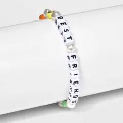 Little Words Project Best Friends Beaded Bracelet