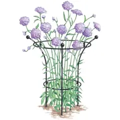 Gardener's Supply Company Essex Plant Support | Sturdy Metal Plants Support Frame For Peonies, Rose Ornamental Flower Garden Cage | Wide Top Rings