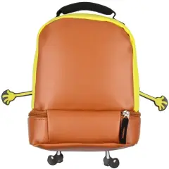 Nickelodeon SpongeBob SquarePants Character Face Dual Compartment Lunch Box Bag Yellow