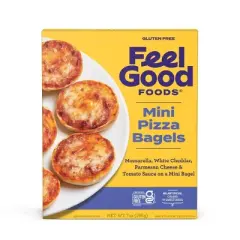 Feel Good Foods Gluten Free Frozen Pizza Bagels - 7oz
