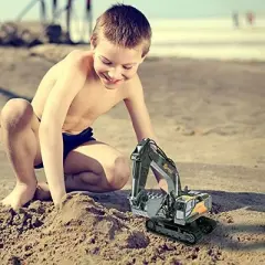 Contixo CV2 RC Excavator -Hobby Grade Construction Vehicle -1:24 Scale with 17 Channels