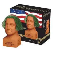 Joseph Enterprises, Inc George Washington Chia Pet Decorative Pottery Planter