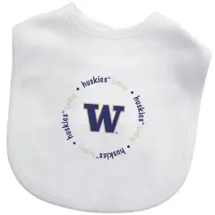 Baby Fanatic 2 Piece Bid and Shoes - NCAA Washington Huskies - White Unisex Infant Apparel
