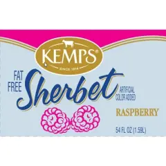 Kemps Raspberry Frozen Sherbet - 54oz
