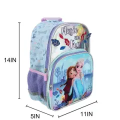 Disney's Frozen Magic & Fun Elsa & Anna 16" Toddler Kid's Backpack For School And Travel