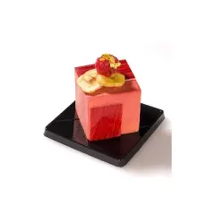 Silikomart Silicone Bakeware Square Cube Mold 4 Oz, 50mm x 50mm x 50mm H, 8 Cavities