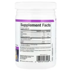 Natural Factors Stress-Relax&reg;, Nighttime Magnesium Bisglycinate Powder with Melatonin, Gaba & L-Theanine, Tropical Fruit, 4.23 oz (120 g)