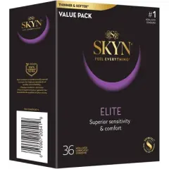 SKYN Elite Non-Latex Lubricated Condoms - 36ct