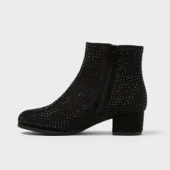 Girls' Gita Rhinestone Dress Boots - art class&trade; Black