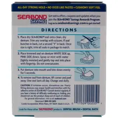 Sea-Bond Dental Adhesive Seals Original Upper, 30 Count